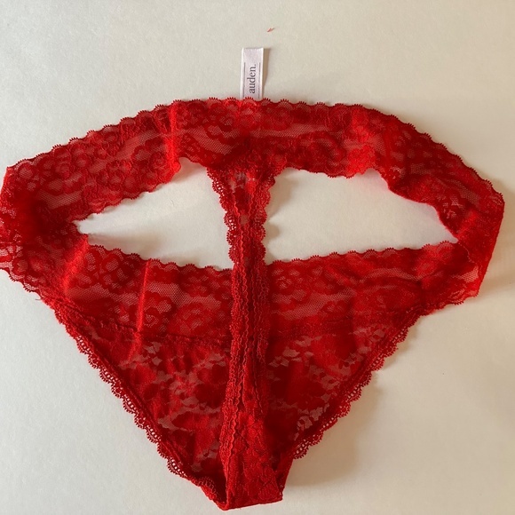 Auden Red Thong - Size XL - NEW Without Tags - Picture 5 of 8